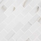 Msi Aria Bianco 2 In. X 4 In. Polished Porcelain Mesh-Mounted Mosaic Tile, 8PK ZOR-PT-0385 - alternate 4